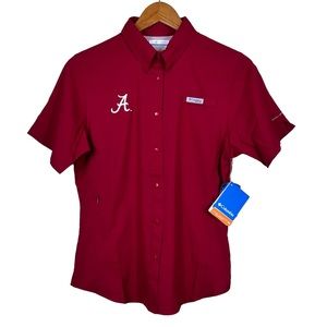 Columbia Women's Alabama crimson red shirt